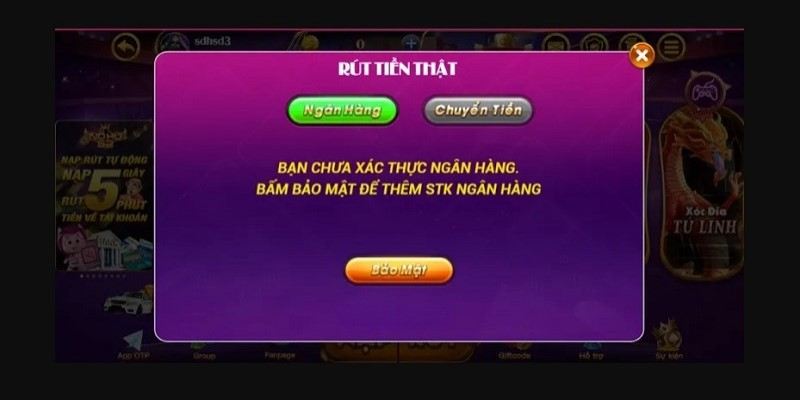 Điều kiện để người chơi thực hiện rút tiền Nohu52